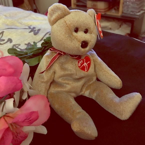 1999 signature bear beanie baby worth